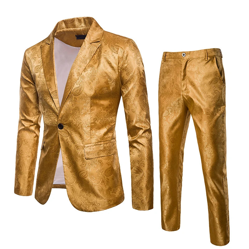 Men Two-piece Blazer Suit