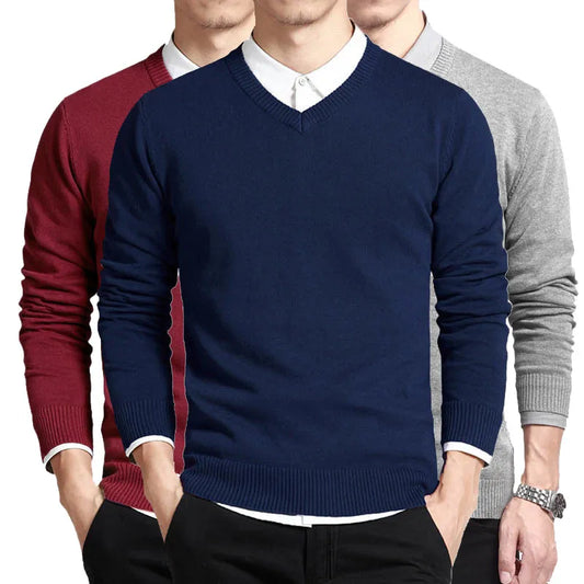 Cotton Sweater Men Long Sleeve - admstore