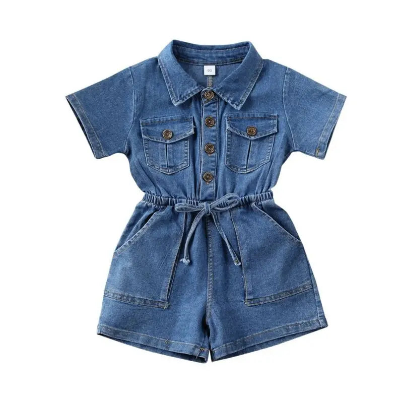 Kids Clothing Romper Short Cotton Jumpsuit