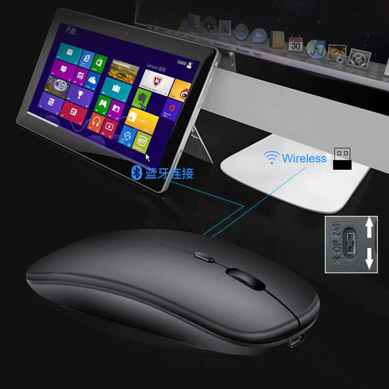 Bluetooth 5.0 Wireless Slim Mouse