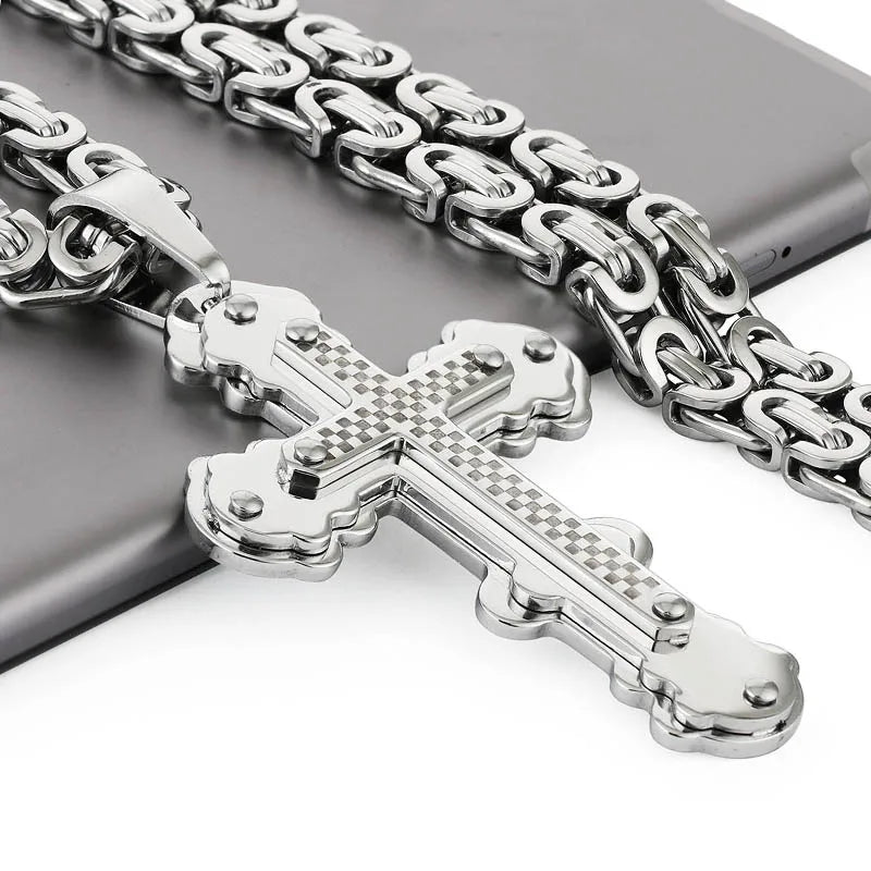 Stainless Steel Cross Necklace