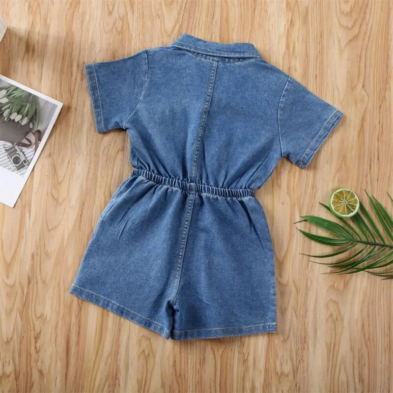 Kids Clothing Romper Short Cotton Jumpsuit