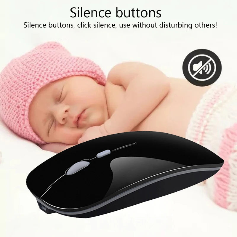 Bluetooth 5.0 Wireless Slim Mouse