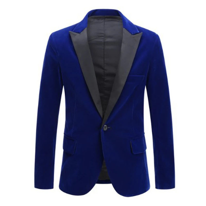Men Velvet Blazer