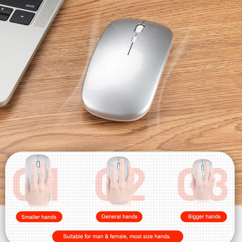 Bluetooth 5.0 Wireless Slim Mouse