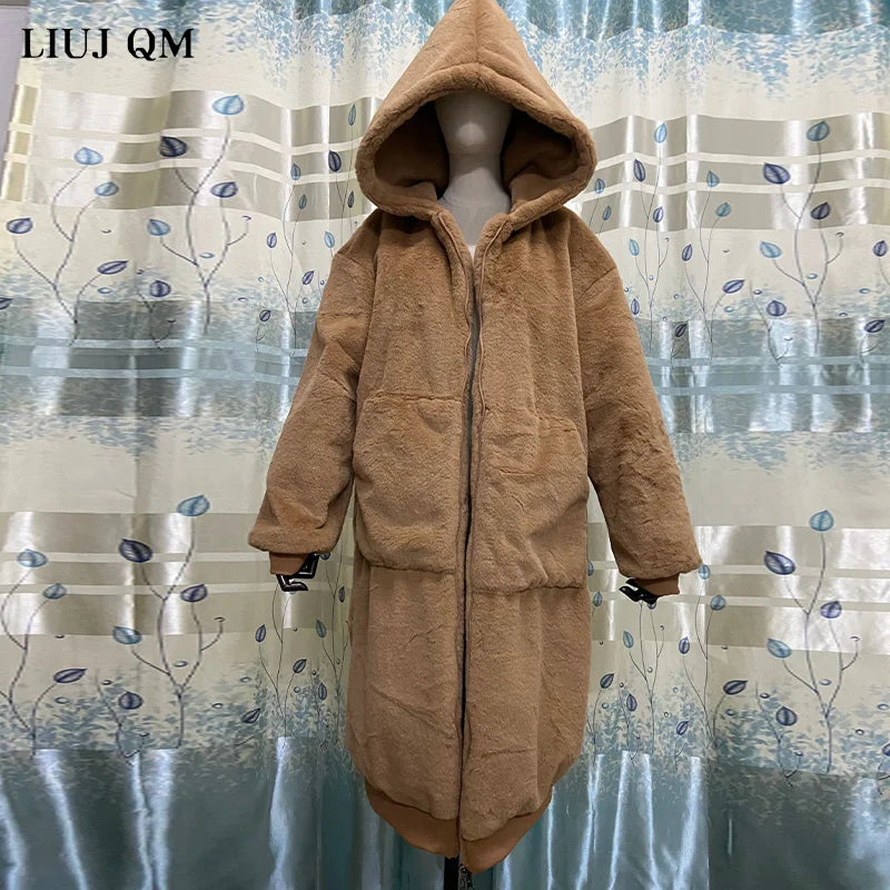 Winter Faux Fur Coat Women - admstore