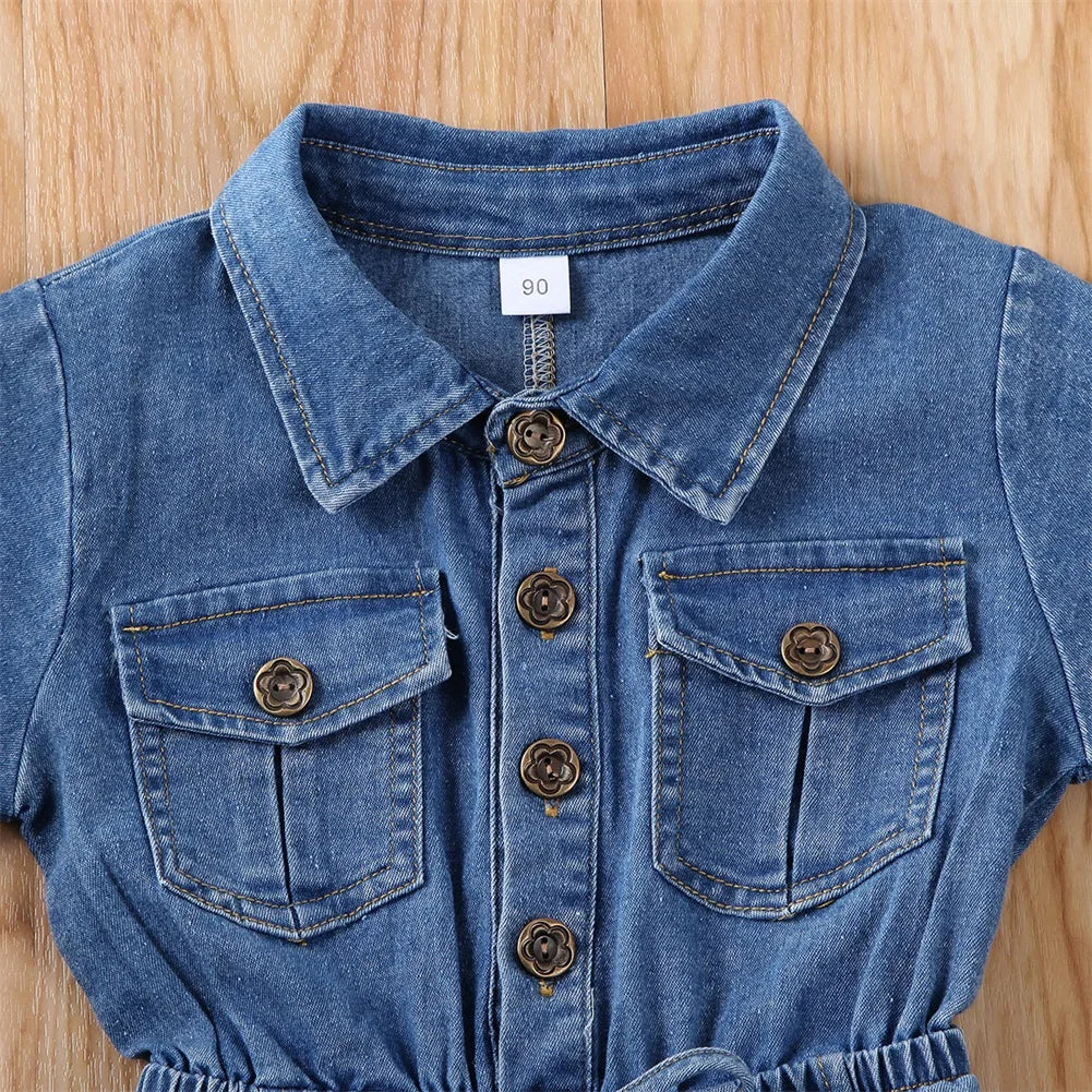Kids Clothing Romper Short Cotton Jumpsuit