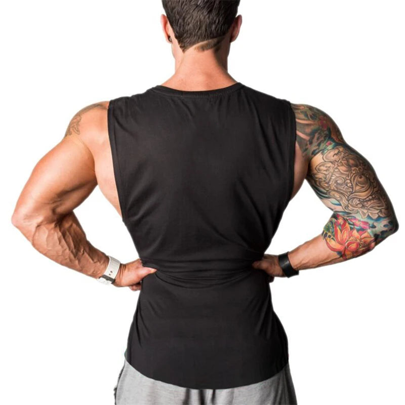 Men cotton Sleeveless Shirt