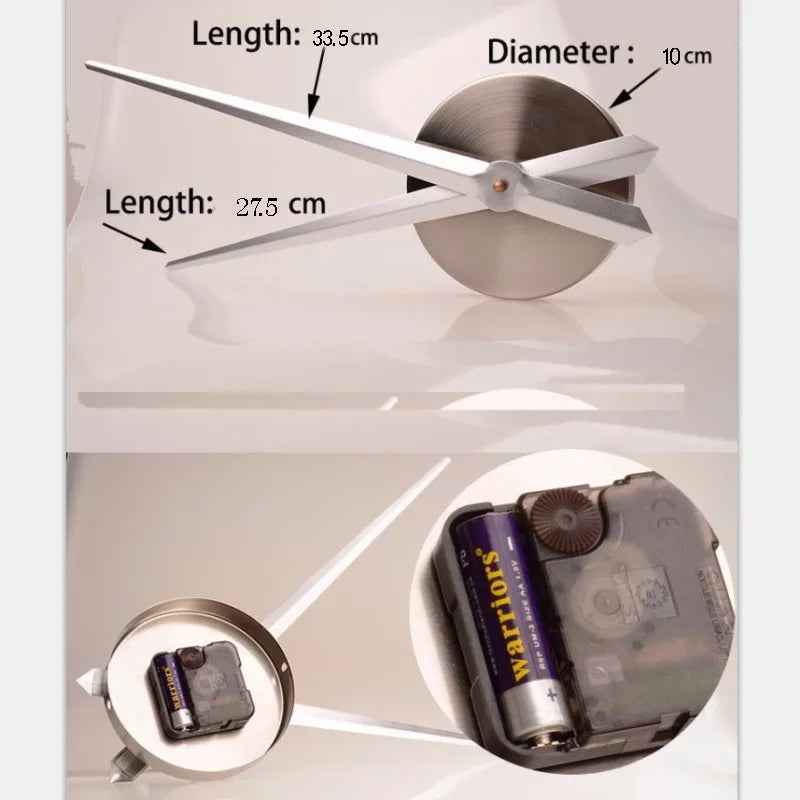 Reloj de pared de diseño moderno 3D