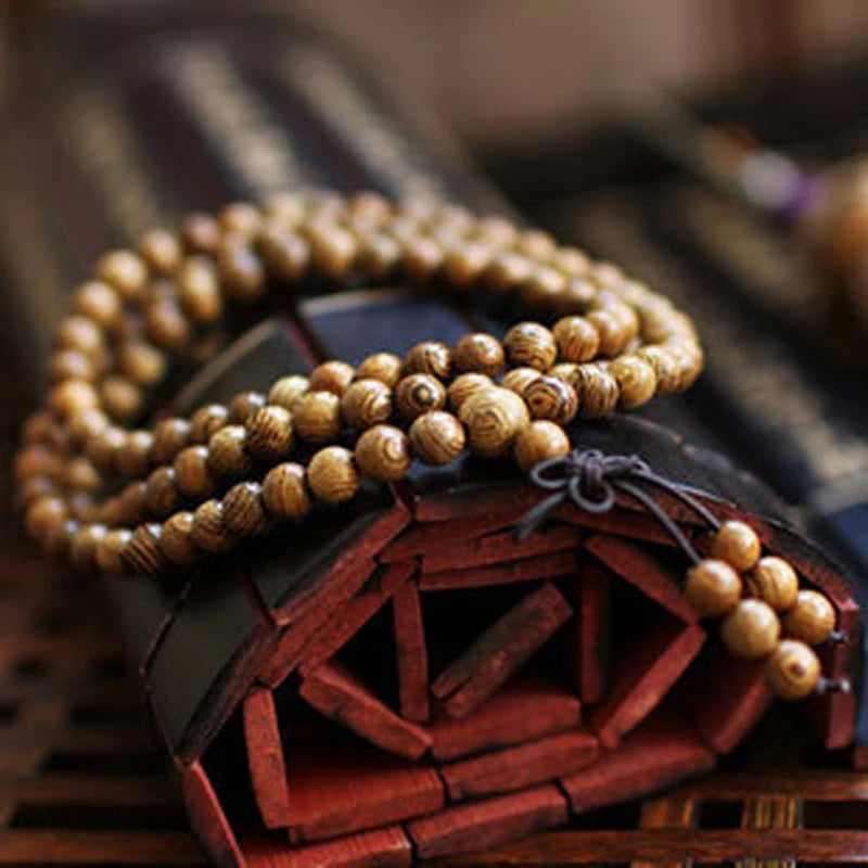 6MM Stretch Wooden Bracelet - admstore