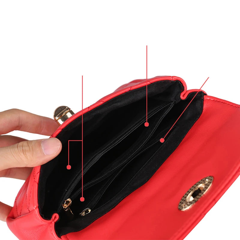 Women Leather Waist Bag