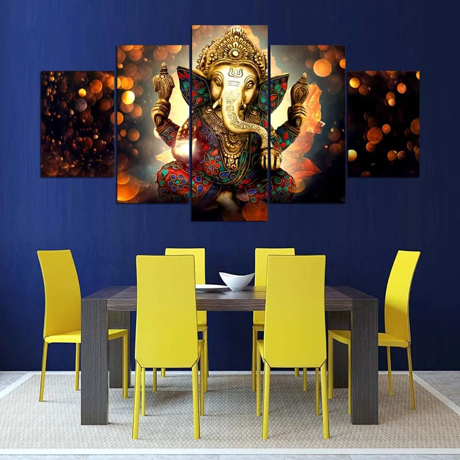 Painting Ganesha