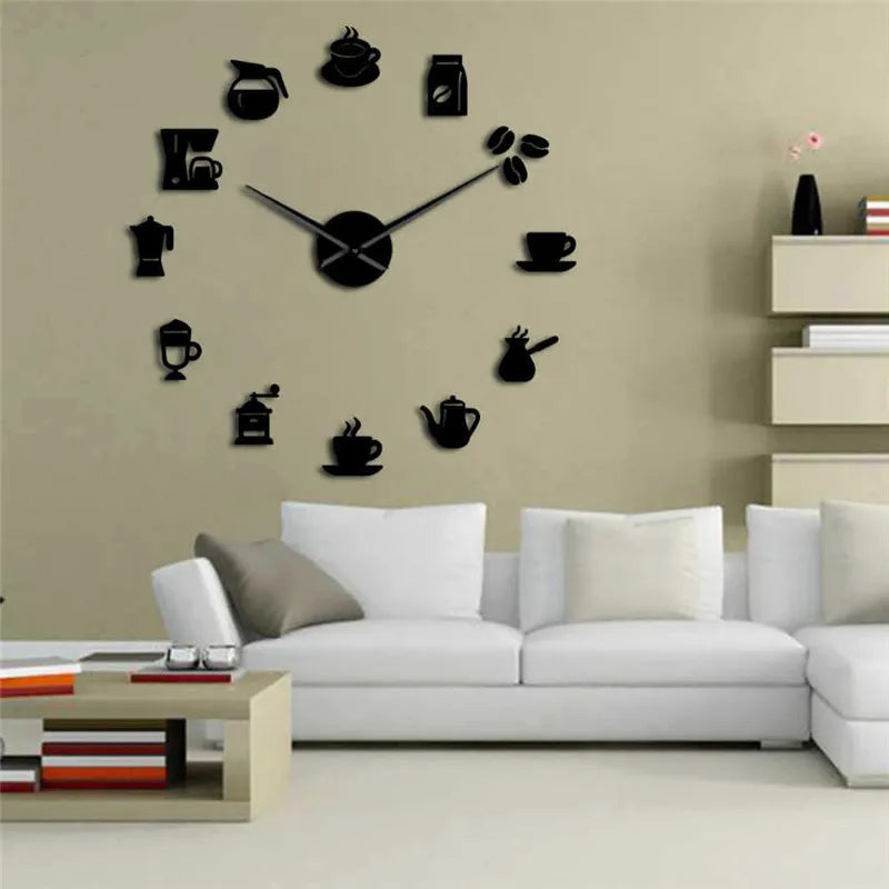 Reloj de pared de diseño moderno 3D