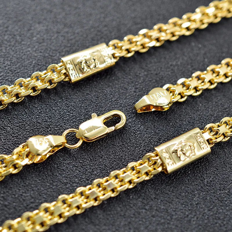 18K Gold Plated Necklace Unisex - admstore