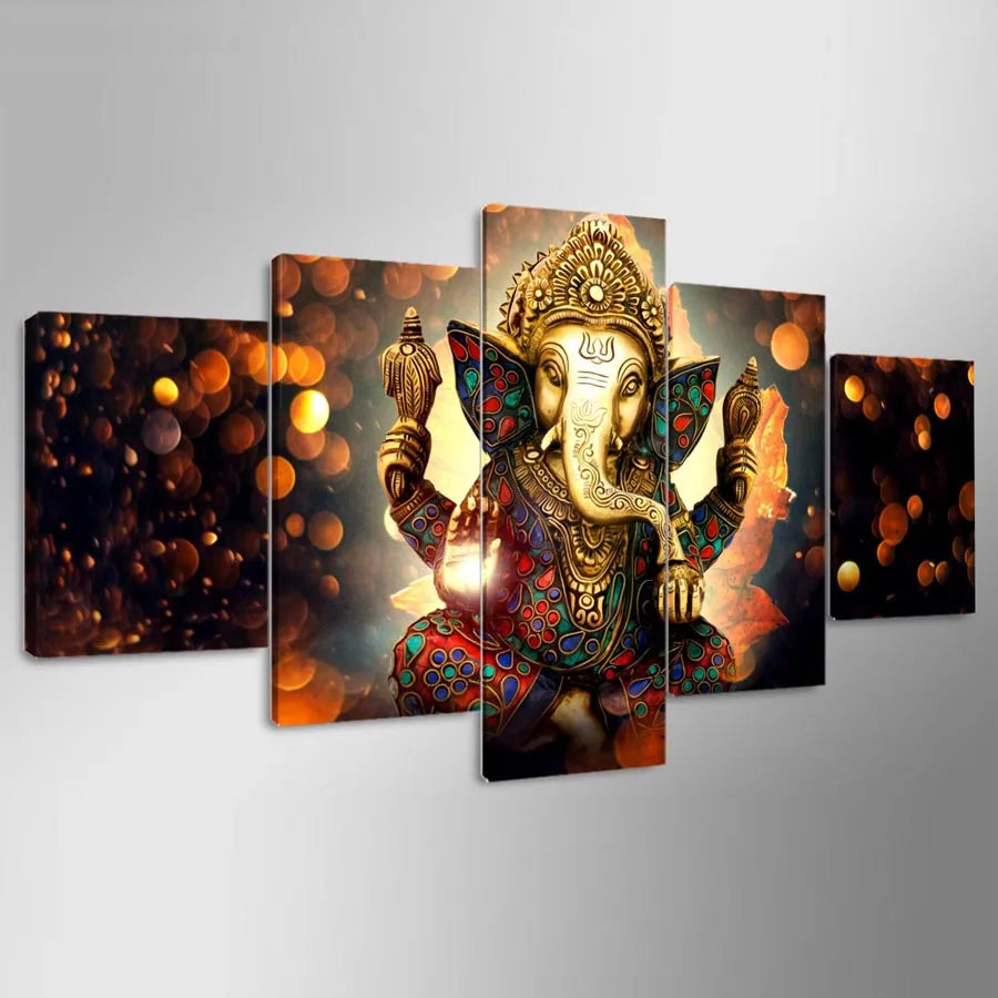 Painting Ganesha