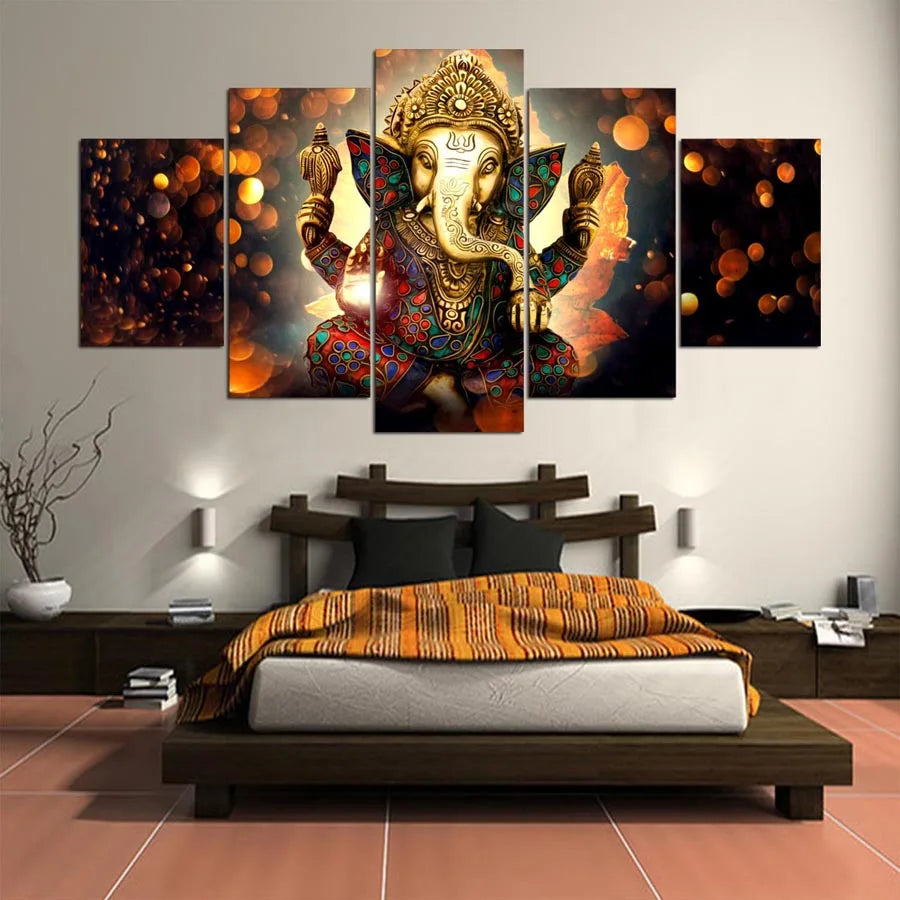 Painting Ganesha
