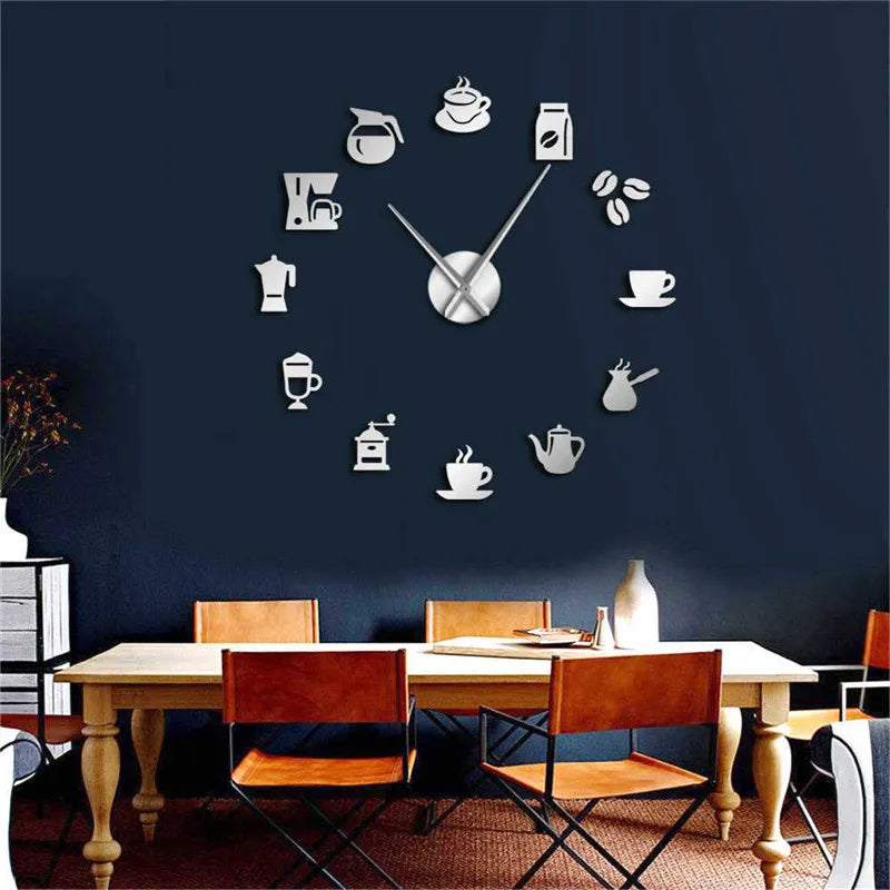 Reloj de pared de diseño moderno 3D