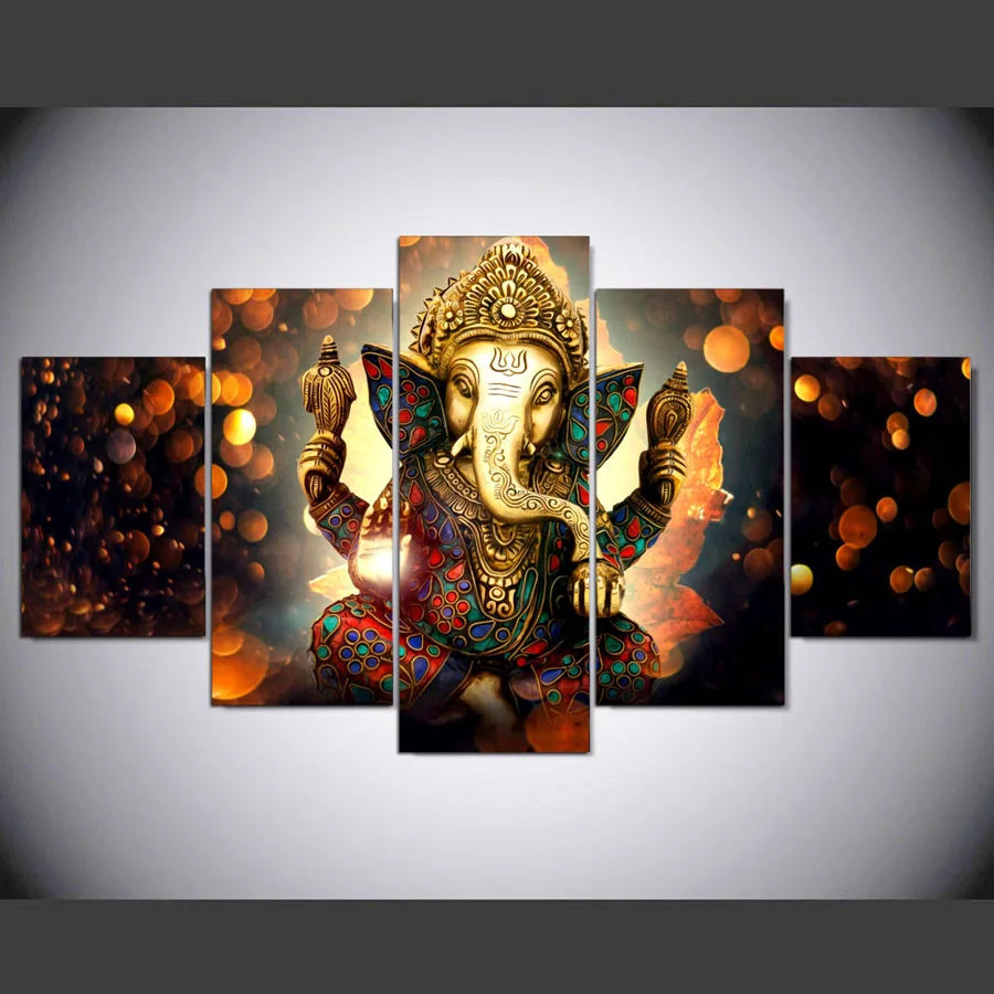 Painting Ganesha