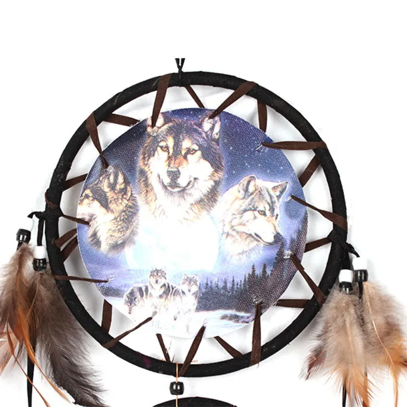 Indian Wolf Dream Catcher