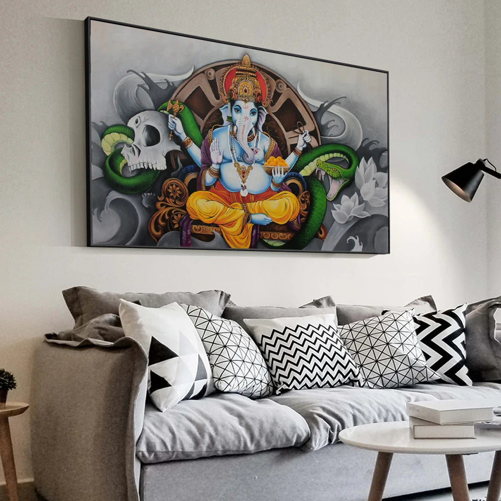 Dipinti su tela di Lord Ganesha