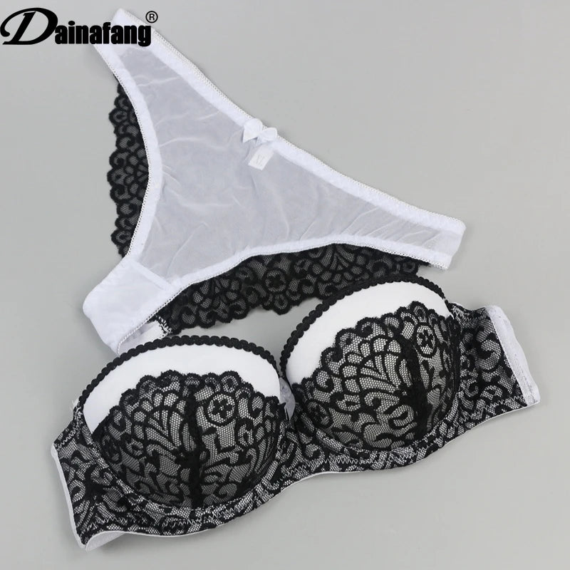 Set Cup Pink White Underwear - admstore