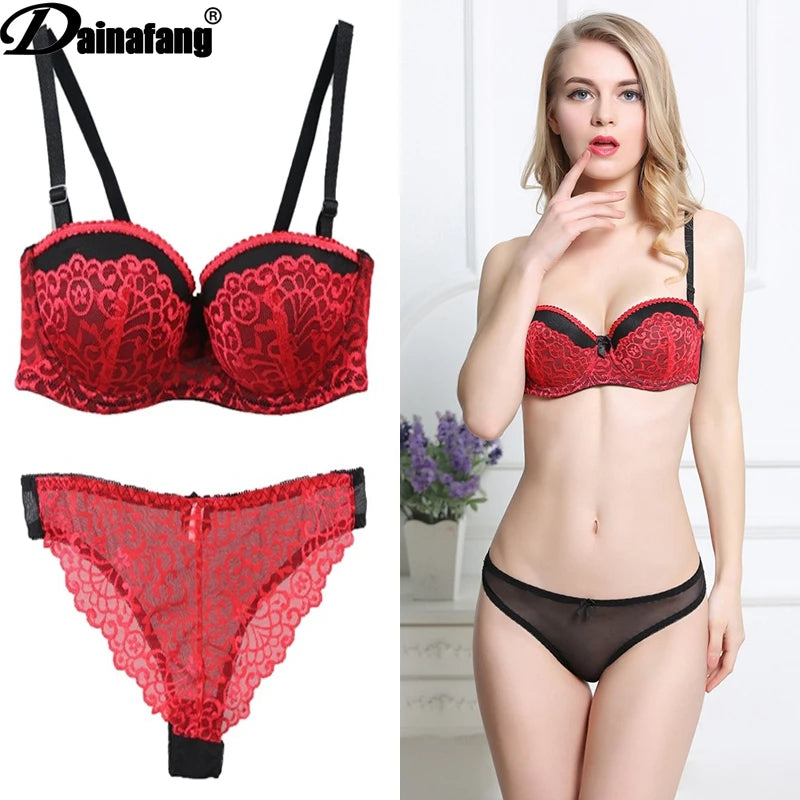 Set Cup Pink White Underwear - admstore