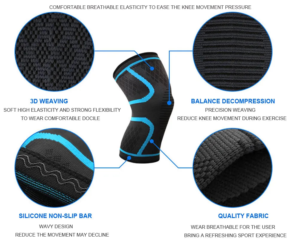 1PCS Knee Support Elastic Nylon Brace