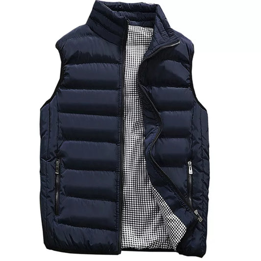 Men Casual Sleeveless Jacket