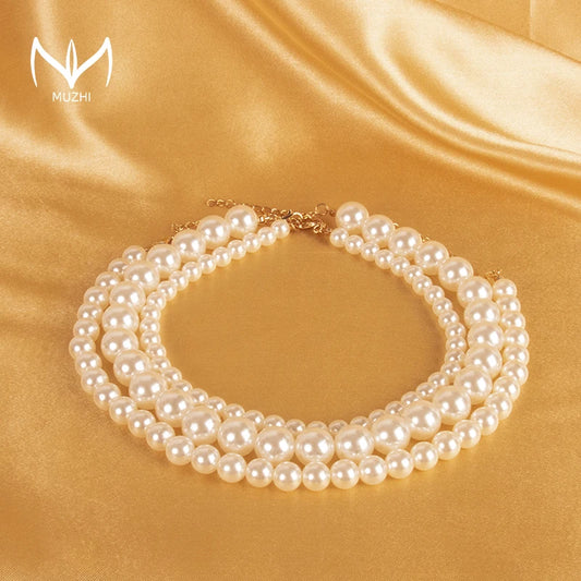 Women Pearl Necklace 14mm High Quality