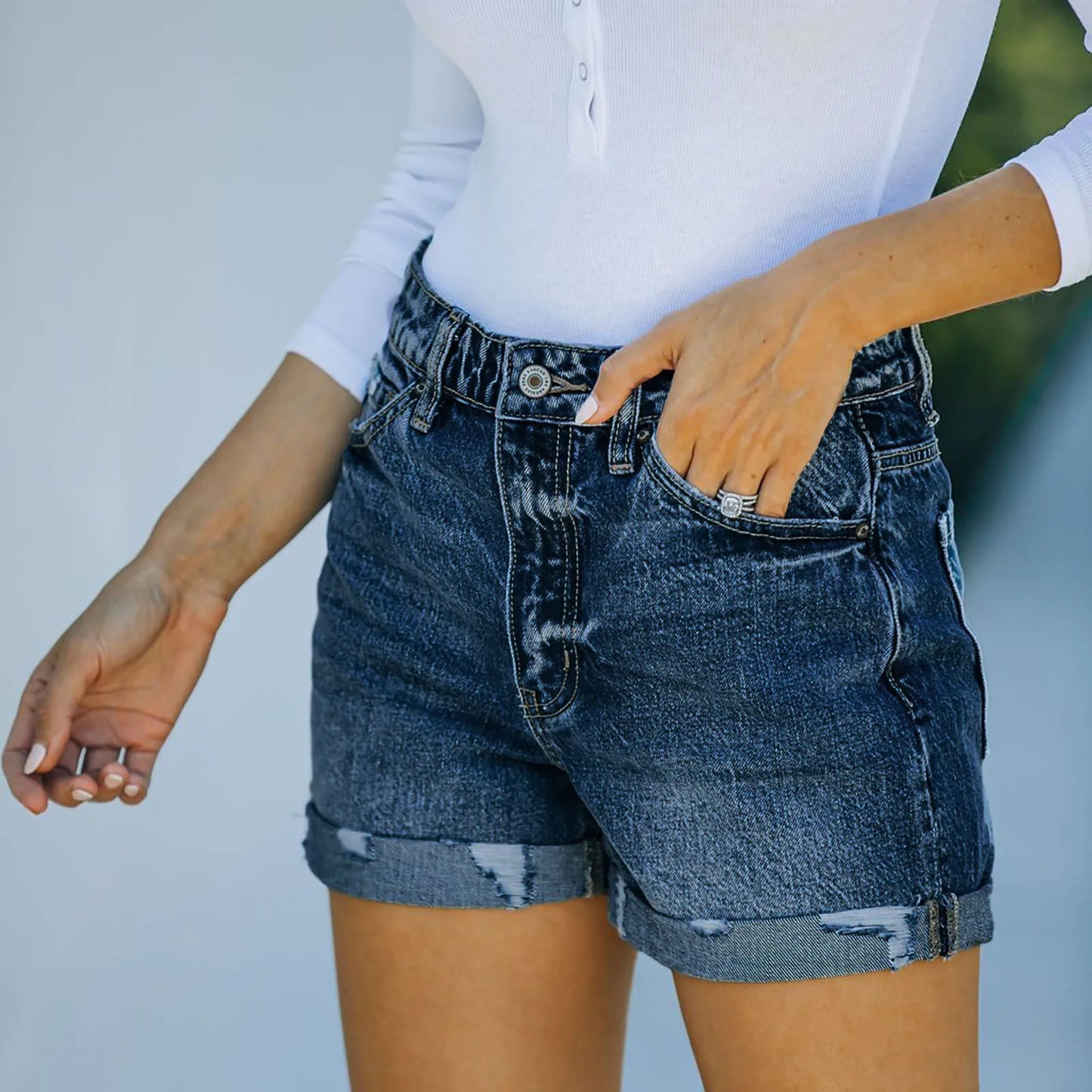 Women Elastic Short