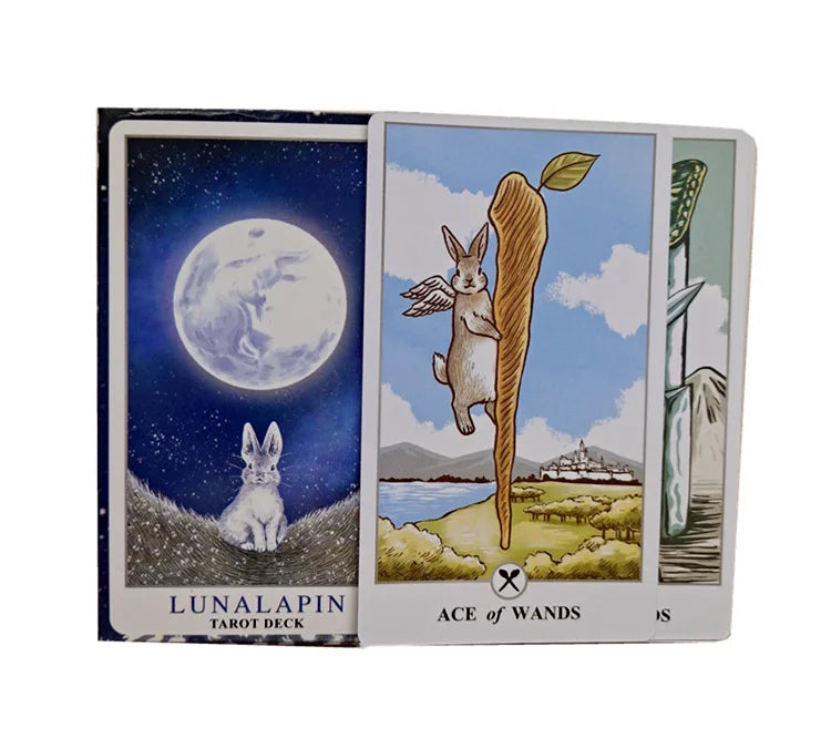 78pcs Lunalapin Rabbit Tarot Cards