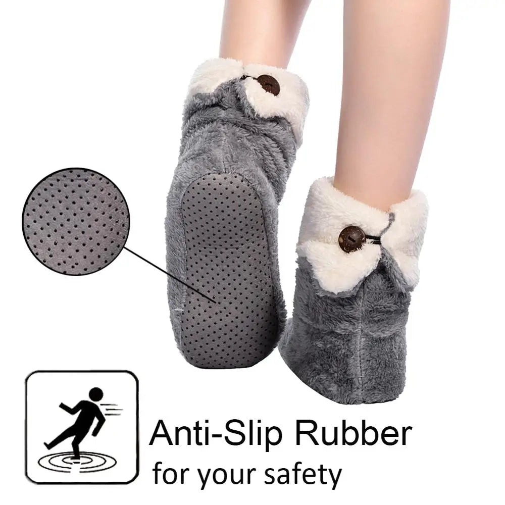 Women Warm Indoor Cotton Slippers - admstore
