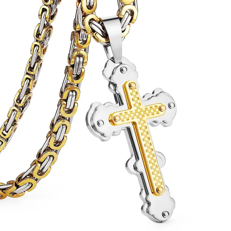 Stainless Steel Cross Necklace