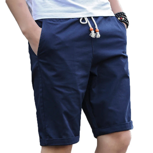 Pantaloncini casual da uomo in cotone
