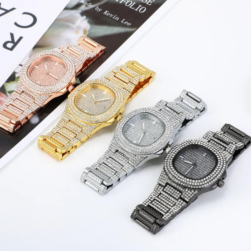Women Watch Diamond Quartz Luxury