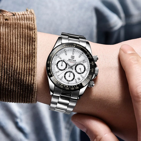 Orologio da uomo nuovo marchio di lusso impermeabile