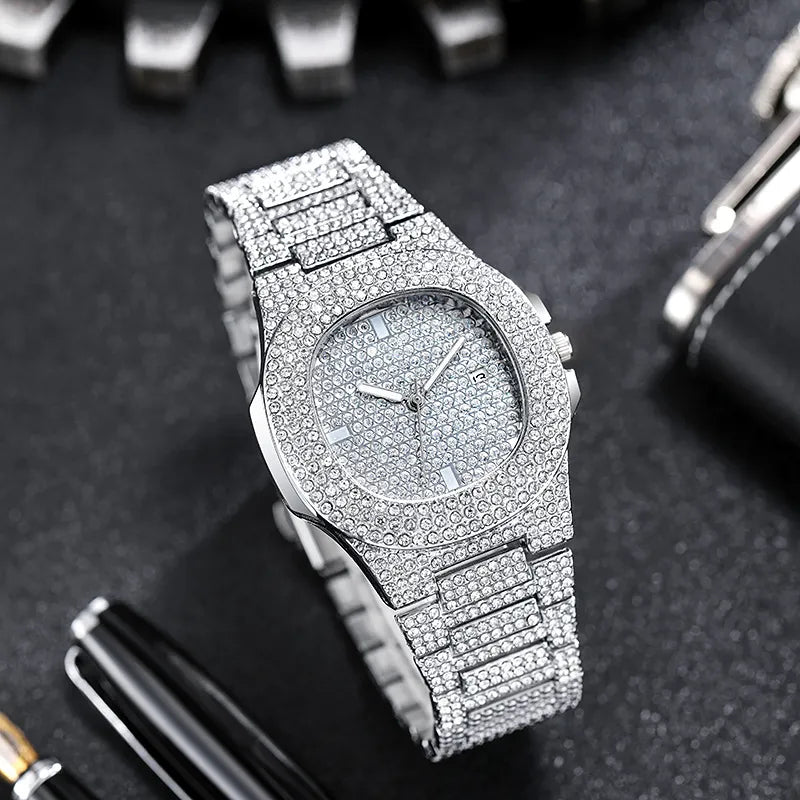 Women Watch Diamond Quartz Luxury