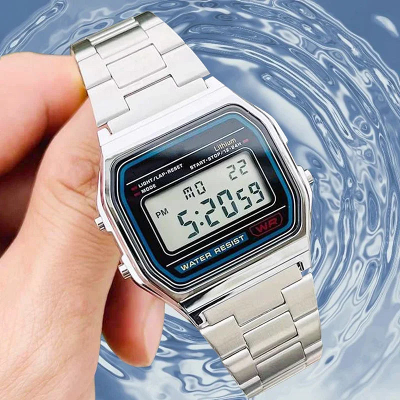 Orologio da uomo impermeabile in acciaio inossidabile