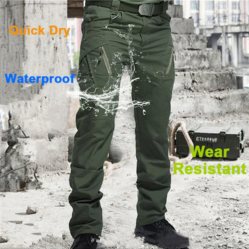 Men Pants Multi-pocket Waterproof