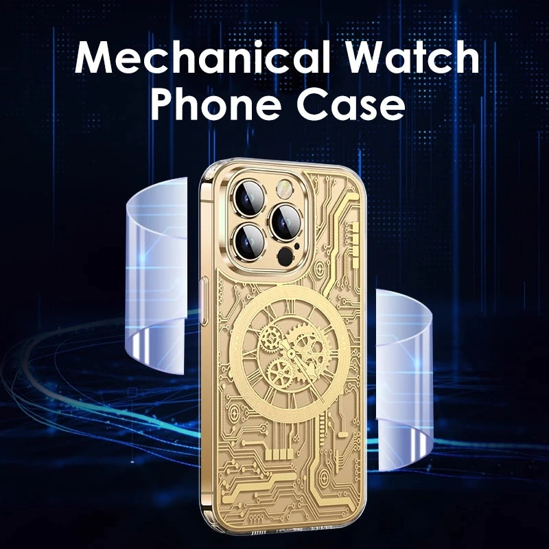 Magnetic Transparent Case For Iphone