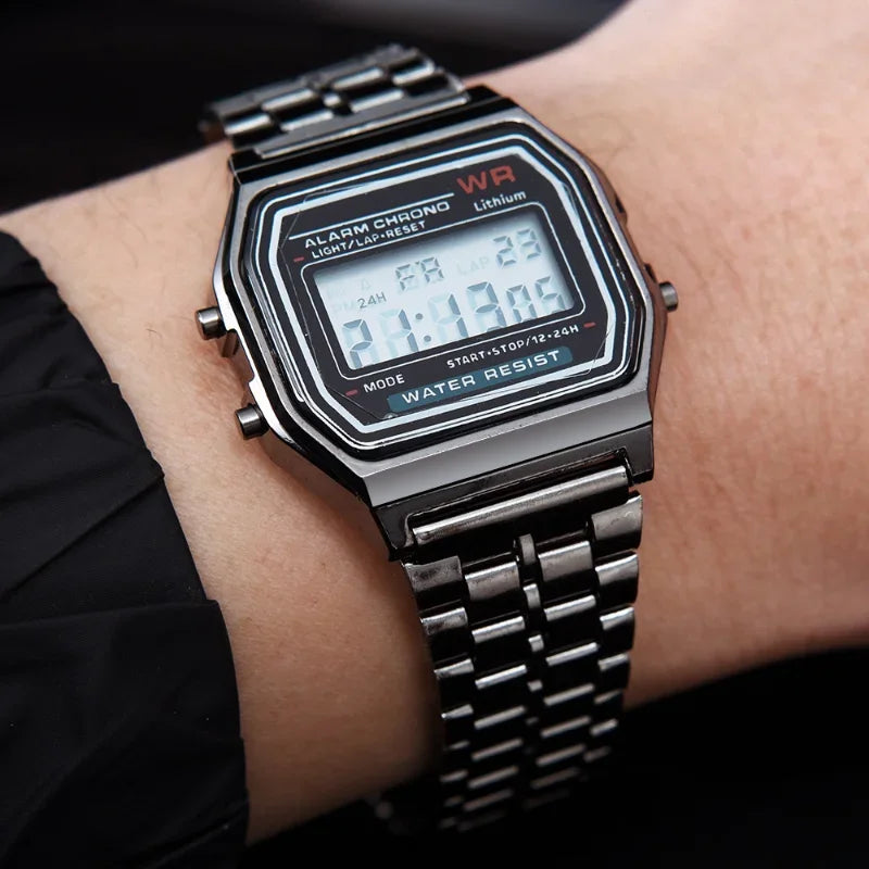 Orologio da uomo impermeabile in acciaio inossidabile