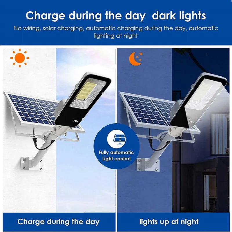 Powerful Solar Light Outdoor 350/120LED 6500K IP65 Waterproof