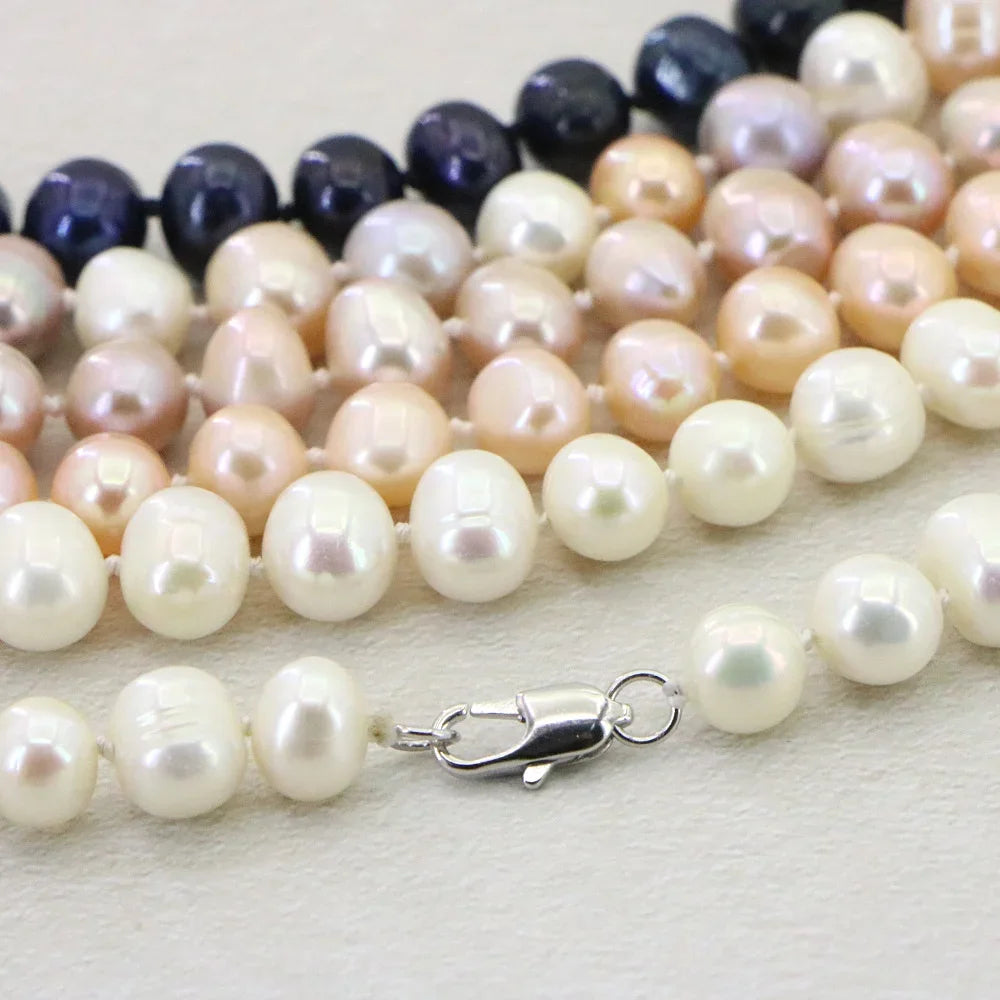 Women Jewelry Set White Pearl