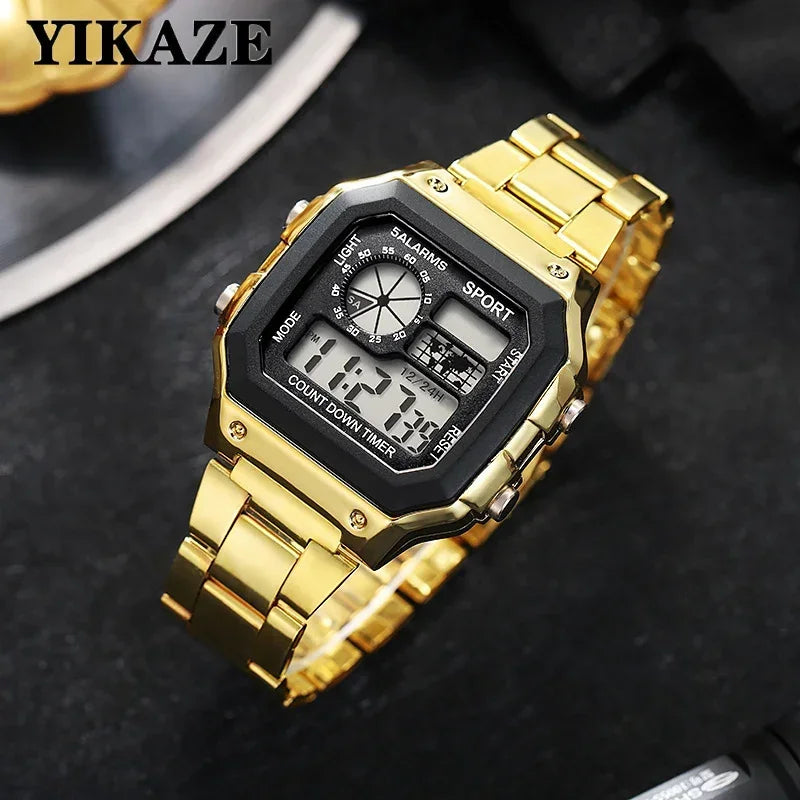 Men Stainless Steel Watch Waterproof