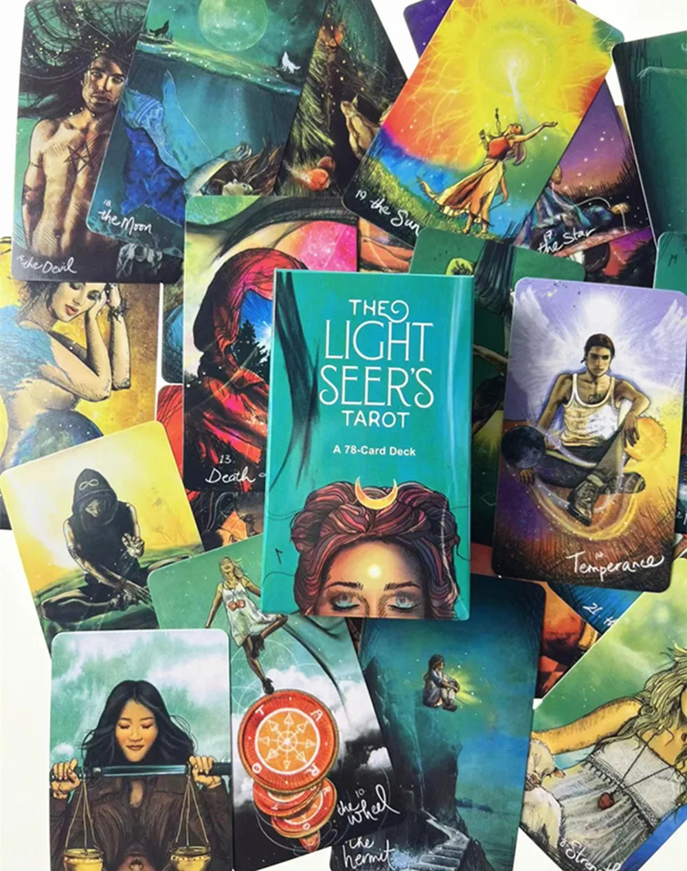 La tarjeta de escritorio del Tarot de los Videntes de la Luz