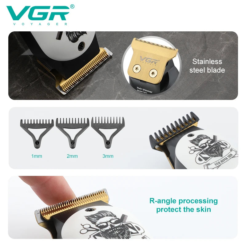 Professional Cordless VGR V-971 Barber Clipper