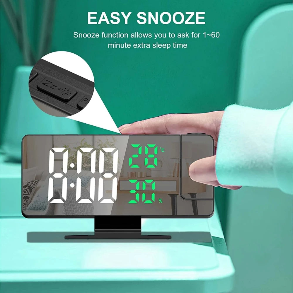 180° Rotation Alarm Clock