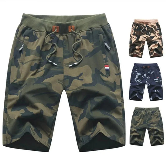Pantaloncini casual da uomo in cotone