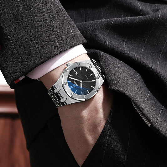 Orologio impermeabile luminoso da uomo