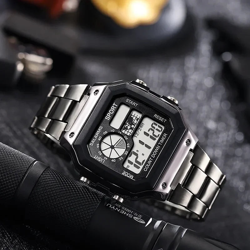 Men Stainless Steel Watch Waterproof